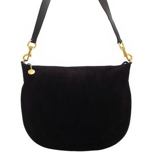 GUCCI Crescent Shaped Moon Black Shoulder Bag